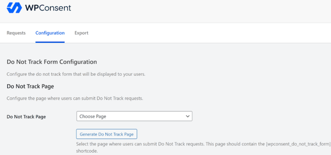 Ajout d'un formulaire et d'une page « Ne pas suivre » à votre blog ou site Web WordPress Adding a 'Do Not Track' form and page to your WordPress blog or website