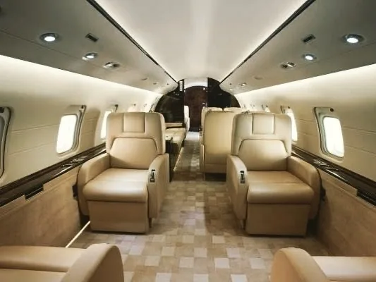 Villiers Jet interior world class.10,000 private jets .